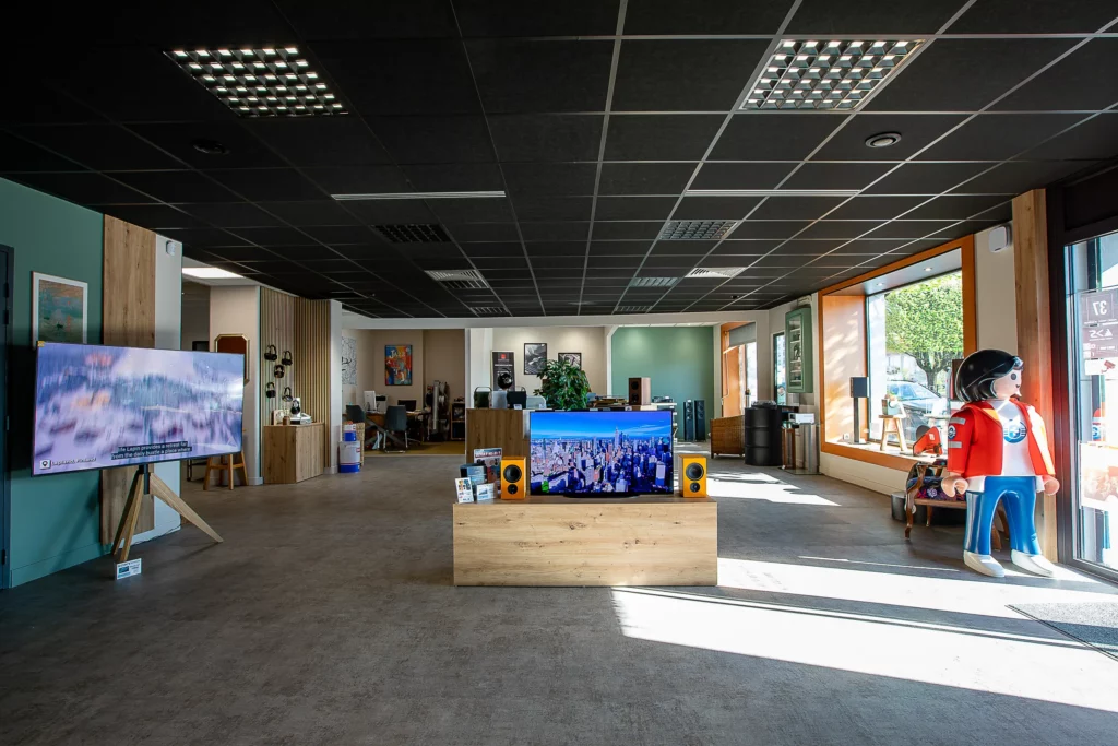 Magasin spécialisé dans l'installation et l'intégration d'appareils audiovisuels à Bourg en Bresse